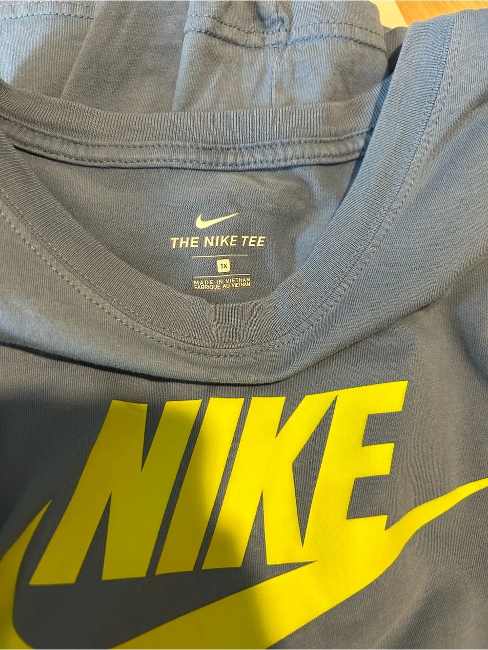 Nike Blue Graphic Logo Tee Size 1X